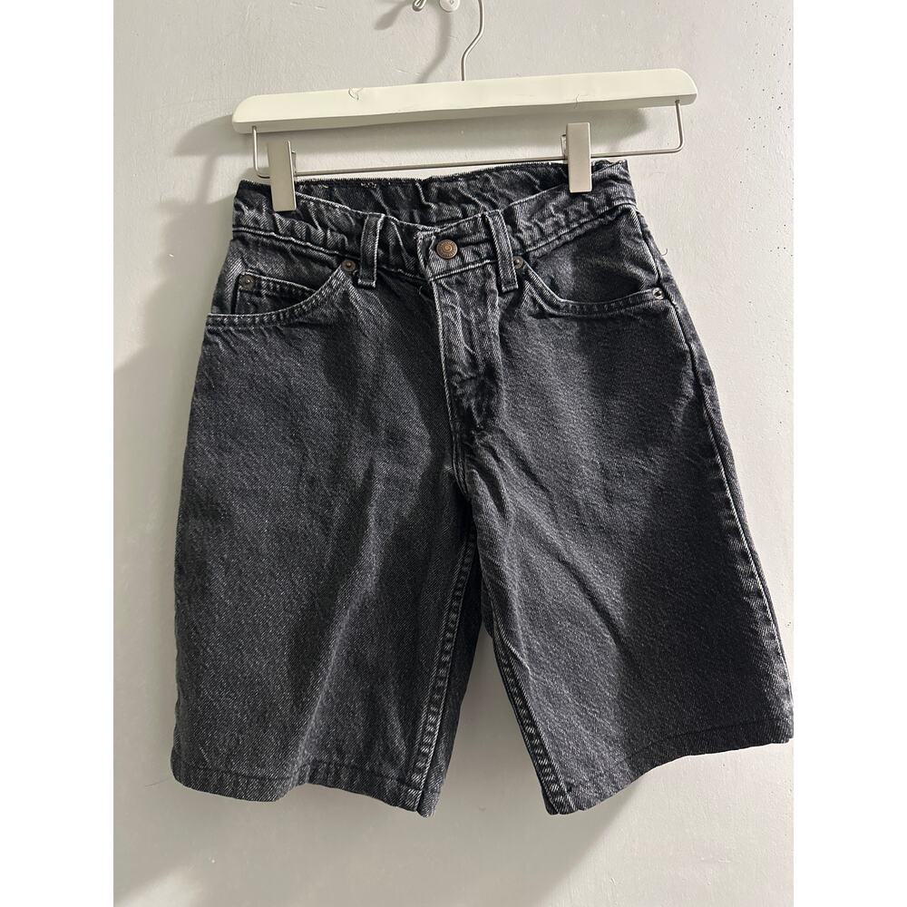 🔴Vintage Levi's black shorts Orange tag‎